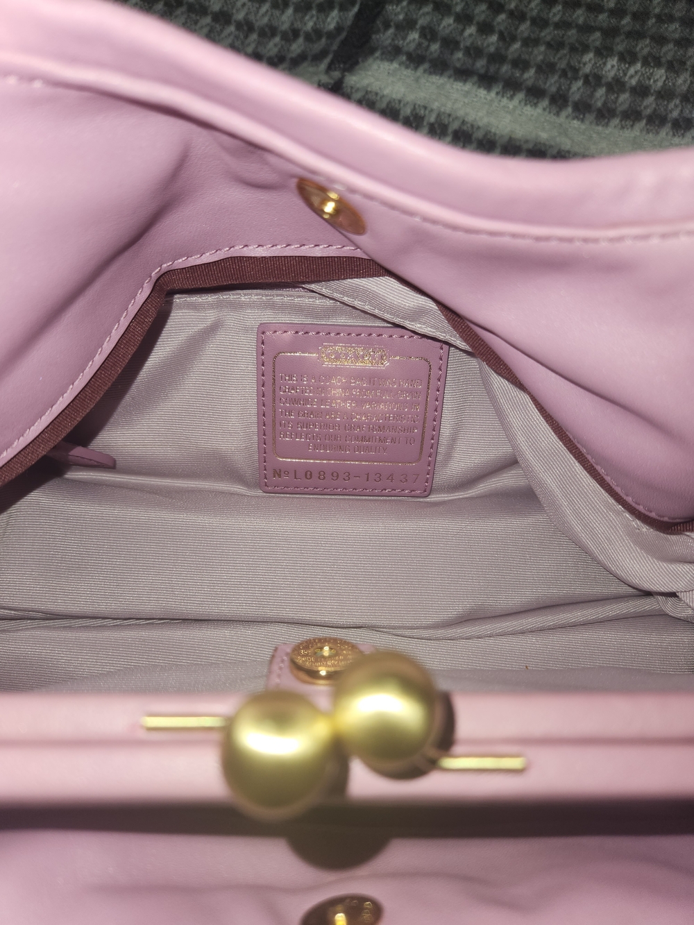 Coach Lavendar Shoulder Bag - Picture 3 of 4